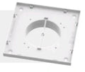 Renson système C+ Evo III base pour grille 80 mm - 134 x 134 mm - blanc