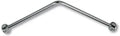 BARRE DE DOUCHE 90 - 90 o CM 20MM inox angulaire avec rosaces et fixations invisibles