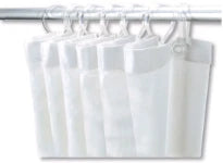 DELABIE douchegordijn  1800x1800 mm wit