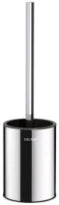 PORTE BROSSE DELABIE 125 MM - 90 MM poli inox 304 poli brillant fixation murale avec vis de blocage anti-vol