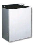 POUBELLE 13 L 280 - 150 o 320 ! inox . inox poli brillant sans couvercle