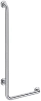 DELABIE L-vormige greep rechts gesatineerd 1150x450 - dia 32mm mat rvs