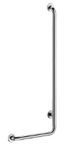 DELABIE Barre de maintien en L gauche polie 1150x450 - dia 32mm polie