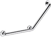 Delabie barre à 135° 3 points fix 400x400 - dia 32mm inox poli brillant