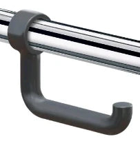 Delabie porte rouleau 152 - 107 ! 20 mm ral 7016 gris anthracite nylon pour poignée