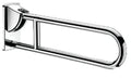 Delabie 900 barre de maintien relevable - 32 inox poli . pour wc, douche ou bain