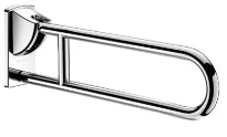 Delabie 900 barre de maintien relevable - 32 inox poli . pour wc, douche ou bain