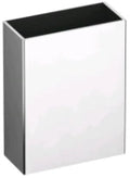 POUBELLE MURALE DELABIE 155 - 355 o 460 ! polie miroir rvs 304 mural sans couvercle