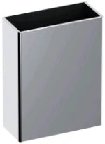 DELABIE afvalbak zonder deksel 25 liter gesatineerd 155x355x460 mm mat rvs