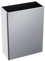 DELABIE afvalbak zonder deksel 38 liter gesatineerd 160x400x590 mm mat rvs