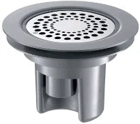 SIPHON DE SOL DELABIE 114MM pvc grille en inox pour sol souple/vinyle