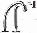 DELABIE wastafeluitloopbek beweegb 1/2"M - L20xH25 chroom