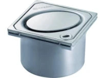 KESSEL Systeem 125 opzetstuk standaard lock&lift 120x120mm RVS