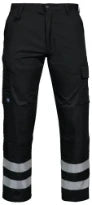 Projob werkbroek met reflecterende strips zwart (99) Maat 50
