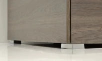 DETREMMERIE Pieds grises mat - 4 pieces
