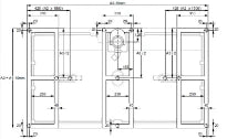 HÜPPE EasyFlat douchepoten vr alle modellen (10 stuks) inb.h.120-135mm