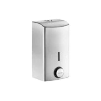 DISTRIBUTEUR SAVON 0,5 LIT 105 - 80 o 185 ! inox inox satiné antivandalisme avec serrure et clé standard