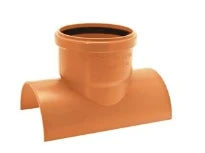 Airfit aftakking lijm pvc DN 250x160 roodbruin