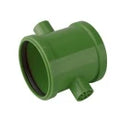 Airfit schuifmof met greep DN 110 groen