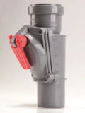 Airfit terugslagklep, verticaal DN110 grijs
