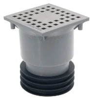 Airfit klokput, vergrendelbaar rooster DN110 grijs