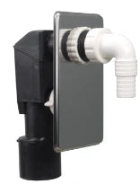 Airfit inbouwsifon vr wasmachine met muurplaat