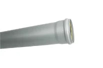 Wavin PVC RIO tuyau avec manchon 200 x 3,9 mm (longueur 3m) - gris - prix par mètre