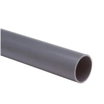 Wavin PVC tuyau lisse 50 x 3,0 mm sans label (longueur 4m) - gris - prix par mètre