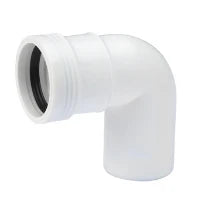 Wavin Wafix PP blanc Courbe 90° MF 50 x 50 mm
