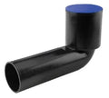 Wavin PE coude de raccordement pour toilette 90 x 120 mm