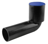 Wavin PE coude de raccordement pour toilette 90 x 120 mm