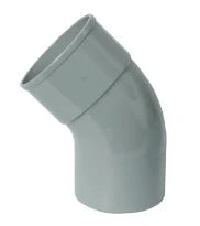 Wavin RWA PVC coude 45° MF 80 x 80 mm gris