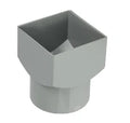Wavin RWA PVC Reduction carre/ronde 80/80 x 110 mm gris