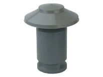 Wavin PVC bouchon d'aération double paroi sans plaque pour toit plat 100 mm
