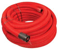 Wavin Kabelflex tuyau de protection de câble avec fil de traction 40 mm (rouleau 25m) - rouge - prix par mètre