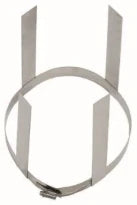 VAILLANT afstandhouders (set van 4 stuks) v vaste buis RVS diam 200mm
