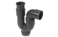 McAlpine lijm sifon model P 40x40mm grijs