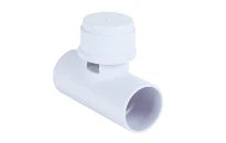 McAlpine ventapipe Jr beluchter + t-stuk 32x32mm wit