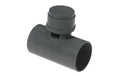 McAlpine ventapipe Jr beluchter + t-stuk 40x40mm grijs