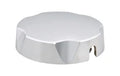McAlpine draaiknop kunststof 75mm chroom