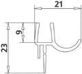 KERMI JOINT BAS FI 1x 97101  P1B 985 mm