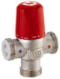 WATTS Mitigeur thermostatique MMV-C - 30/50°C - 3/4" M ROUGE nickelé