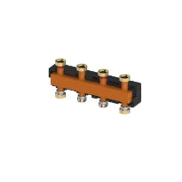 Meibes Meiflow S open collecteur 4/4 - 2 + 1 circuits de chauffage - orange