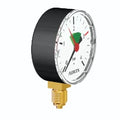 Flamco manomètre 80MM X 1/2 4kg radial - avec cadran - avec robinet