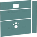 Geberit GISeasy set plaques pour toilette suspendue, pour Sigma réservoir encastré 12 cm