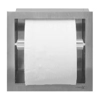 PORTE PAPIER WC LOOOX inox brossé carré