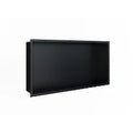 Looox Box met flens 600 mm zwart