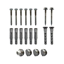 Stelrad HWP Vertex vis et chevilles de sécurité certifiées ETA - bouchon purgeur et bouchons pleins radiateur à panneau vertical