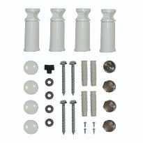 Procasa Initium set de fixation - RAL 9016 blanc signalisation