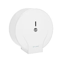 DELABIE Distributeur de papier WC pr bobine 400 m acier laqué blanc